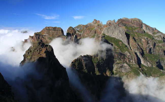 Mountain panorama in Madeira