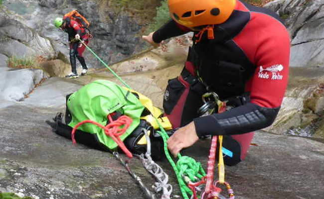 Canyoning fuer Profis