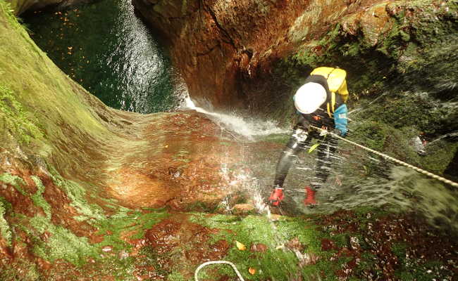 Canyoning Agua Negra inferior