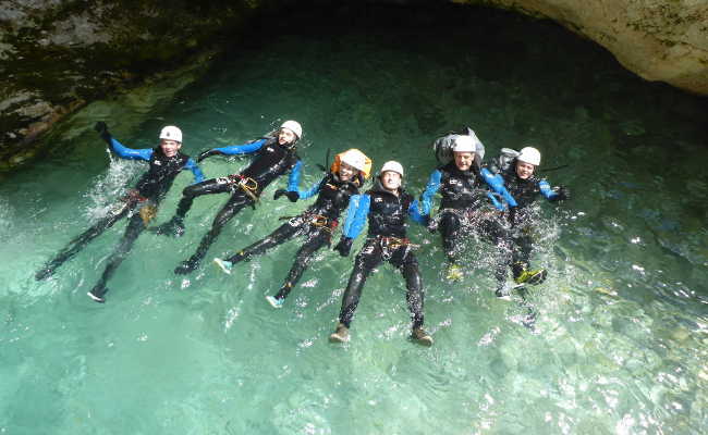 Aktivitaet Canyoning