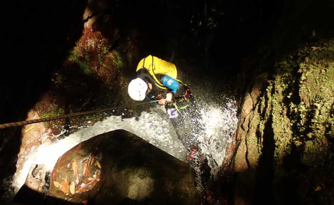 Canyoning Ribeira do Passo inferior