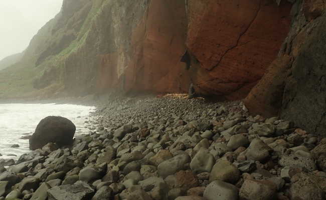 Rückweg am Meer