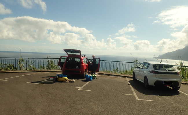 Canyoning Parkplatz Seixal