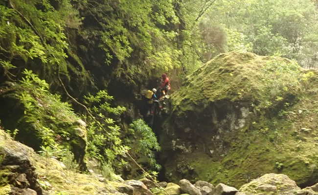 Canyoning in Seixal, Madeira