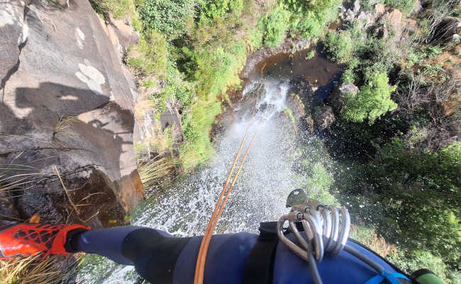 Canyoning Ribeiro Frio superior, Ponta del Sol