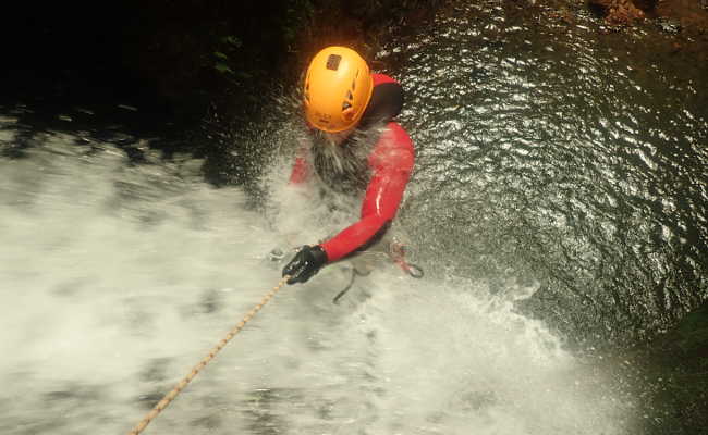 Canyoning im Furna, Santana