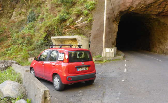 Oberer Parkplatz in Furna