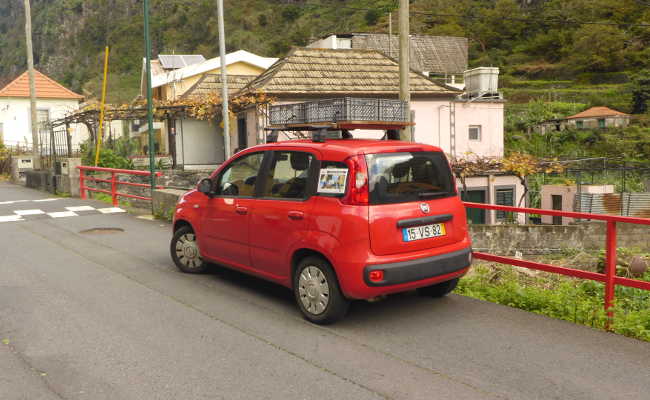 Canyoning Parkplatz Ribeira Brava