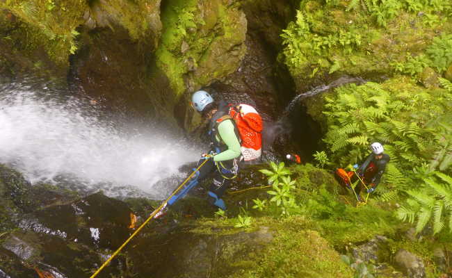 Canyoning in Sao Vicente