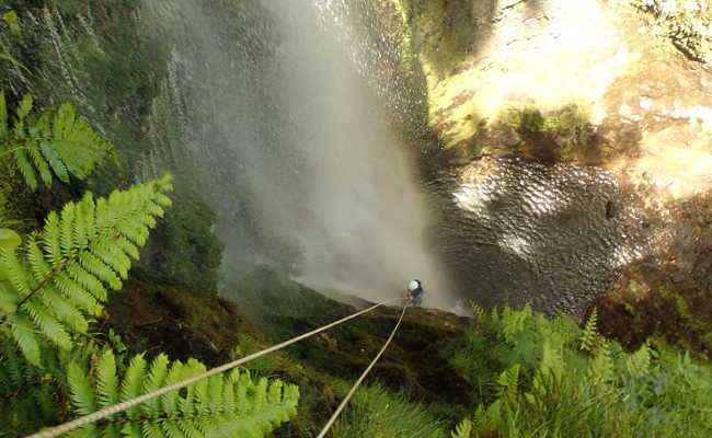 Canyoning Wasserfall