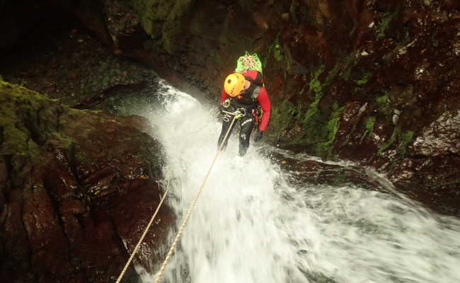 Canyoning Wasserfall