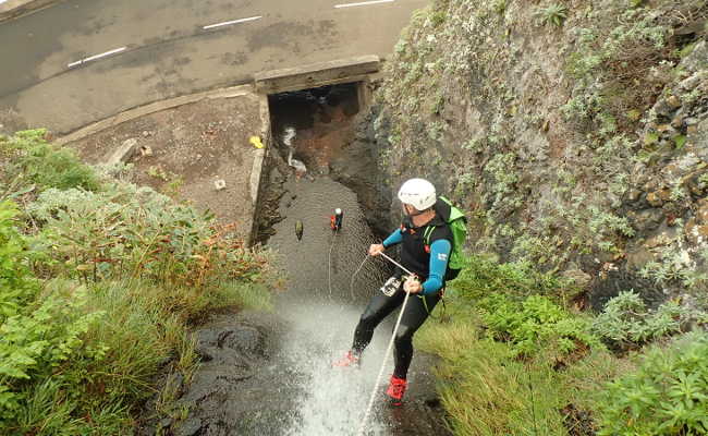 Canyoning abseilen