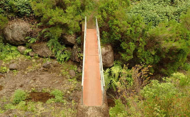 Brücke während des Rückweges