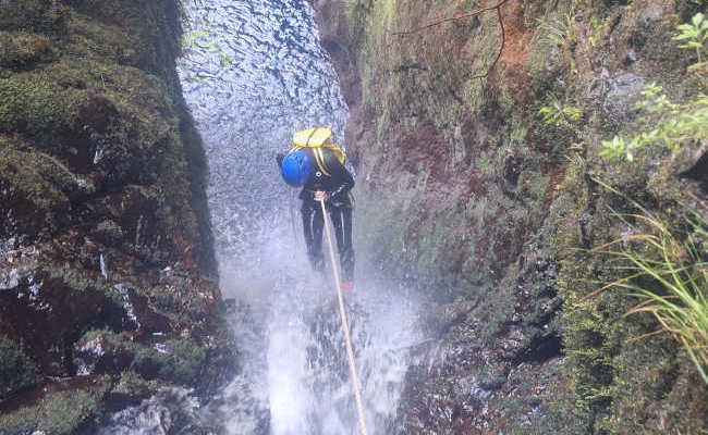 Canyoning in Rabacal