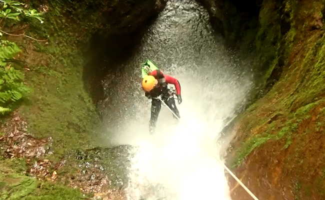 Canyoning in Seixal, Madeira