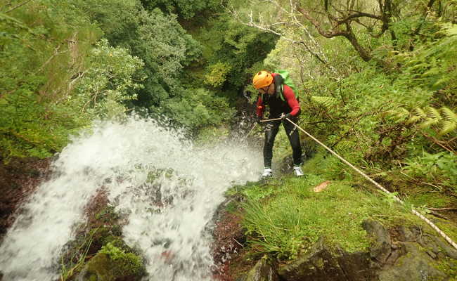 Canyoning Vimieiro inferior, Madeira