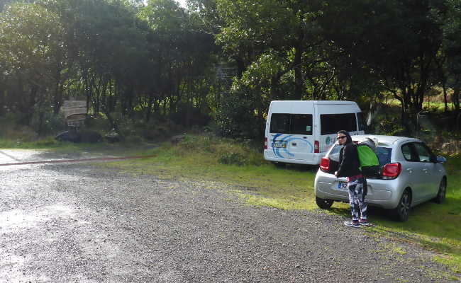 Canyoning Parkplatz Porto Moniz