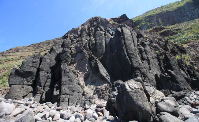 Ponta de Pargo am Meer