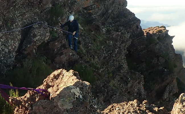 Klettersteig in Madeira
