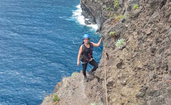 Klettersteig am Meer