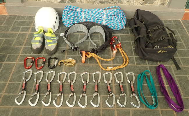 Climbing equipment rental Madeira