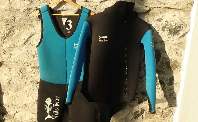 Wetsuit in different sizes