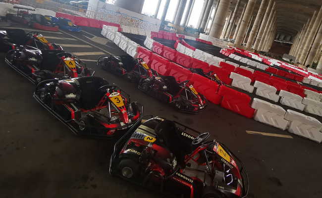 Kart track at the airport