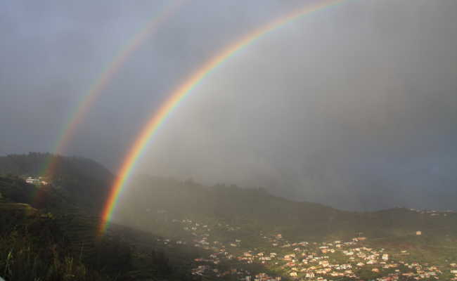 Rainbow over Calheta
