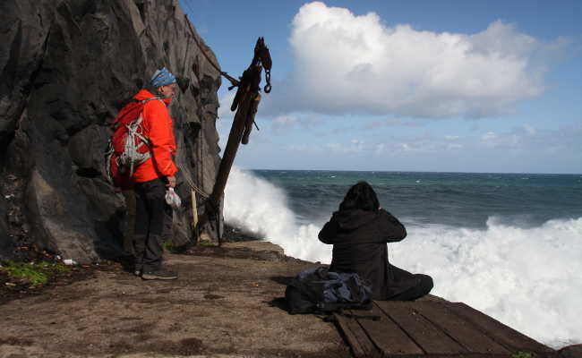 The coast of Sao Jorge