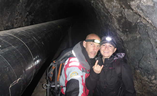 Levada Tunnel durch den Berg