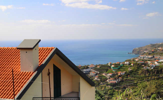 Panorama aus unserem Ferienhaus in Madeira