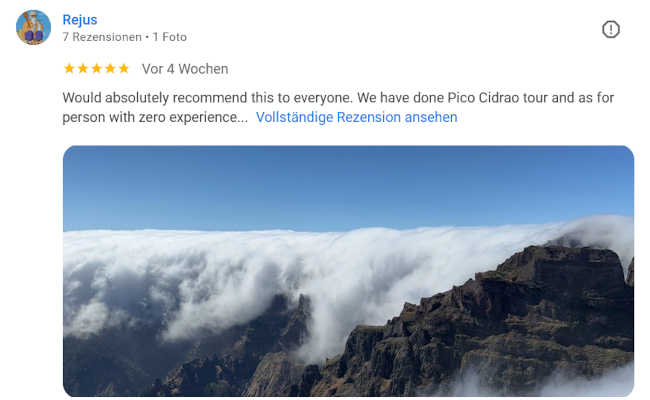 Via Ferrata Pico Cidrao