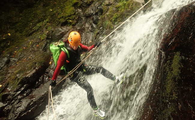 Canyoning in Sao Vicente