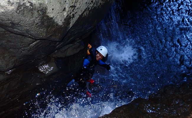 Der Canyon Ribeira Funda bei Porto Moniz