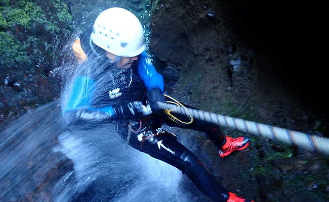 Canyon in Seixal mit deutschem Guide