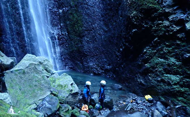 In den Tiefen der Schlucht Ribiera Funda