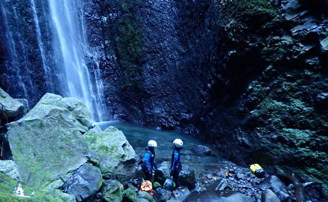 In den Tiefen der Schlucht Ribiera Funda