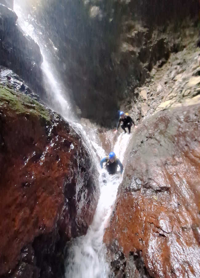 Spektakuläre Bilder vom Canyoning Bilder vom Canyoning