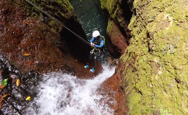 Canyoning in der Schlucht Seixal inferior Canyoning Seixal inferior