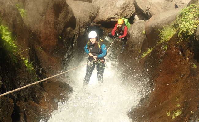 Canyoning Ribeiro do Cidrao, Anfänger