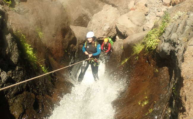 Die Schlucht Ribeira do Cidrao