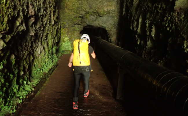 Levadatunnel zum Canyoning