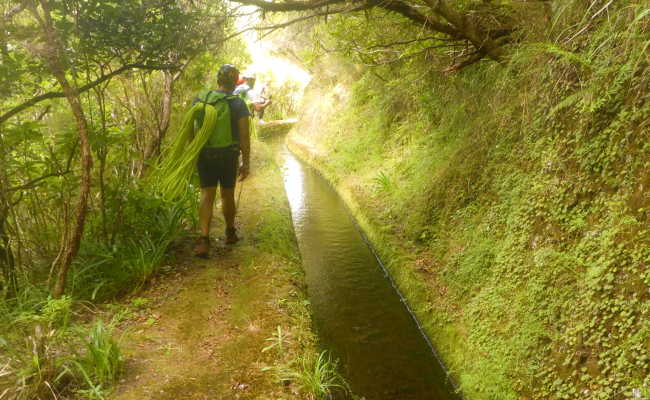 Er führt zur Levada do Norte