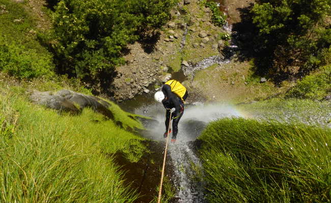 40 Meter Wasserfall in Madeira 40 Meter Wasserfall