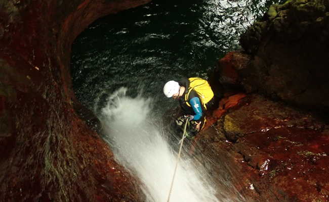 Canyoning in Santana, Madeira