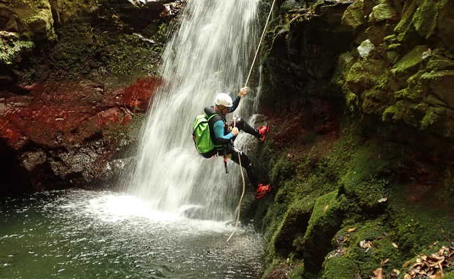 Canyoning Sebastiao Vaz, Santana