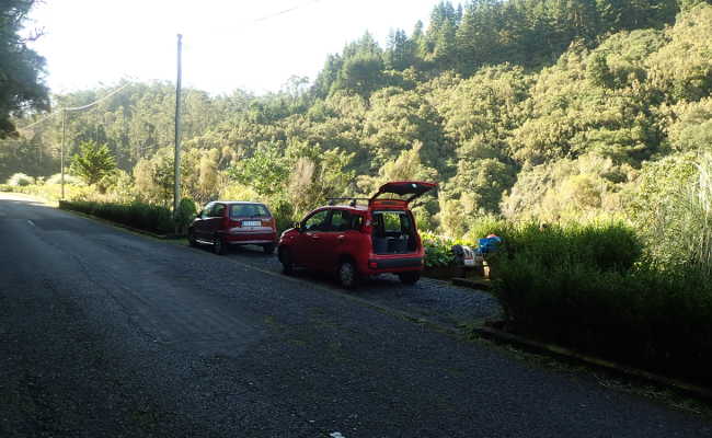 Parkplatz Canyoning Frio