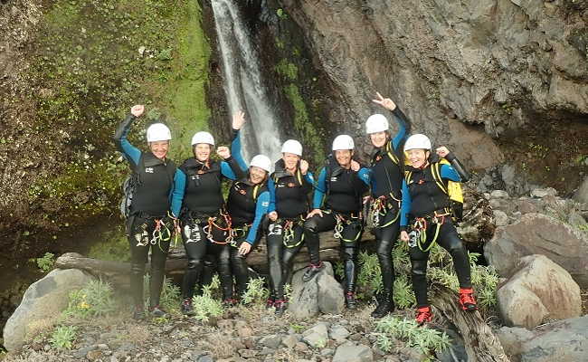 Der letzte Wasserfall im Canyon Funda