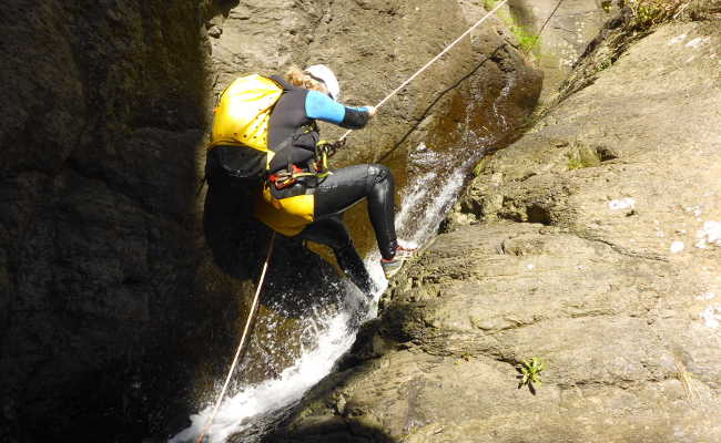 Canyoning in Ribeira Brava