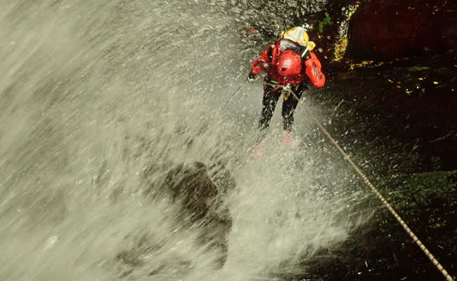 Canyoning Ribeira da Hortela in Madeira Canyoning Ribeira da Hortela
